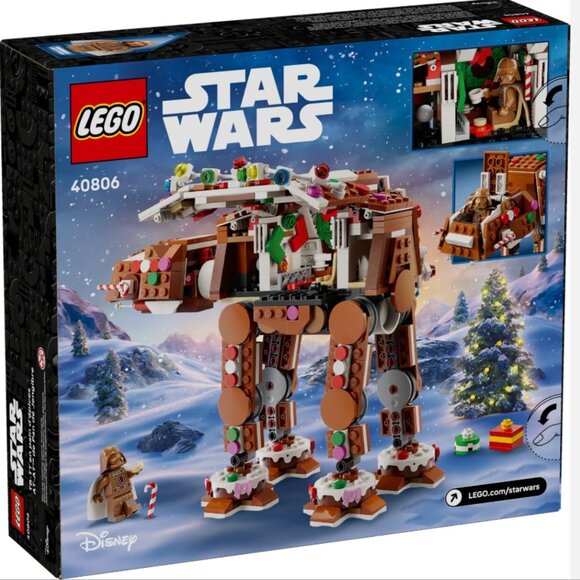 LEGO 40806 Gingerbread AT-AT with Vader Minifigure New Sealed NIB in Hand - Picture 15 of 15